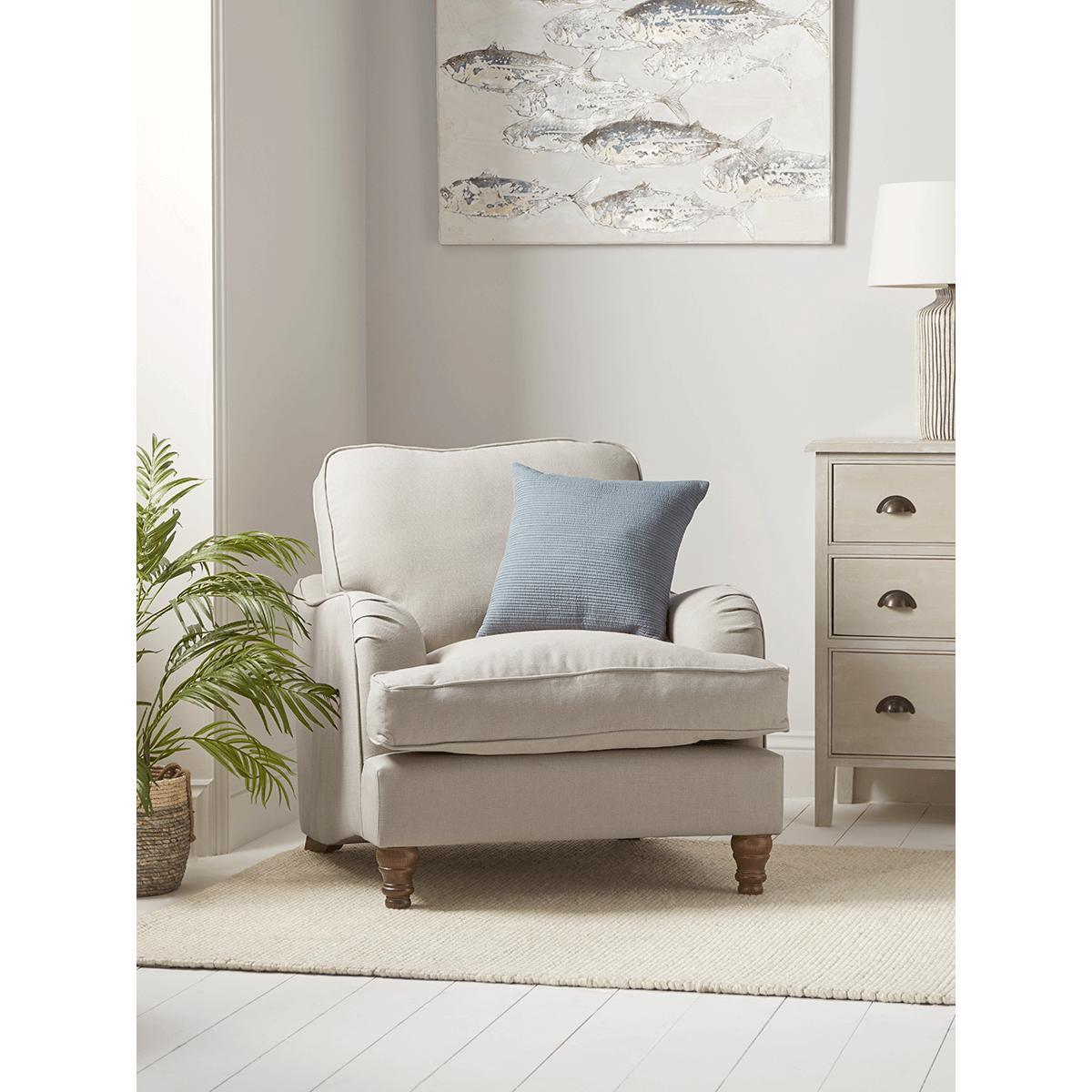 Kew Armchair - Soft Grey Velvet – image 1