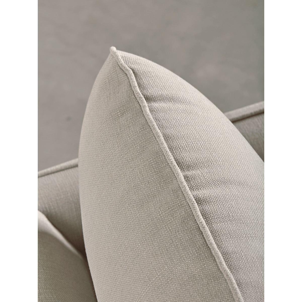 Scandi Armchair Ash Linen Cotton Blend – image 5