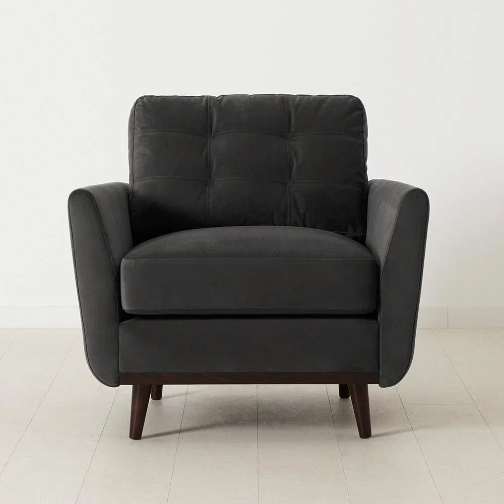 Swyft Armchair in a Box Model 10 Velvet Armchair - – image 1