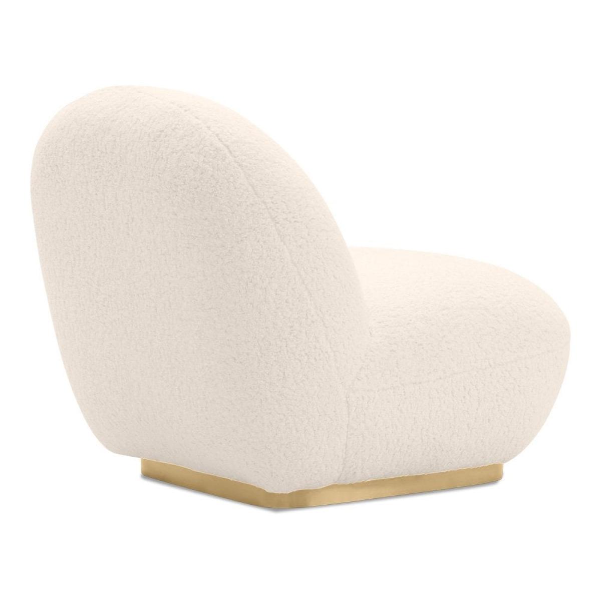 Erin Armchair, Ivory White Boucle – image 7