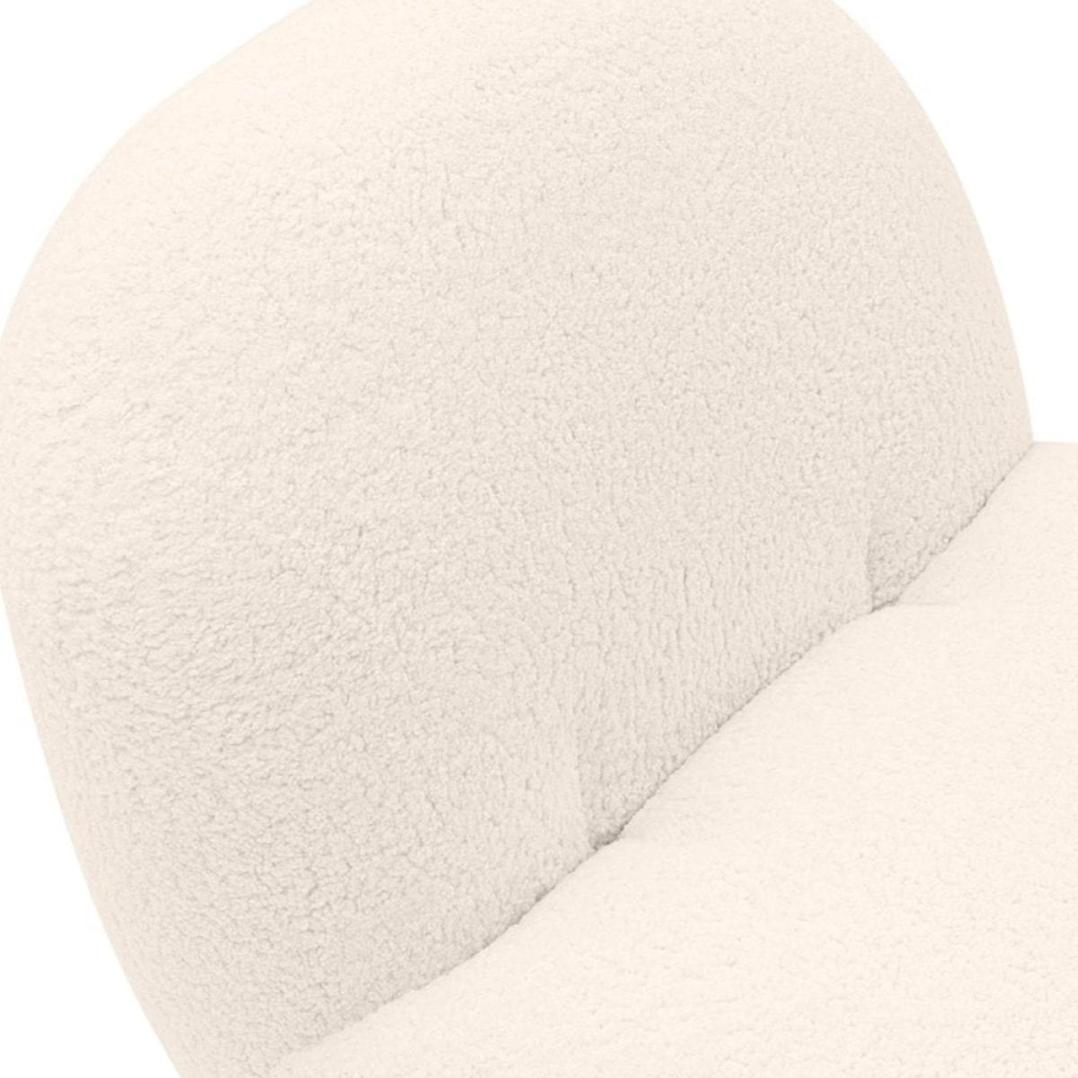 Erin Armchair, Ivory White Boucle – image 8