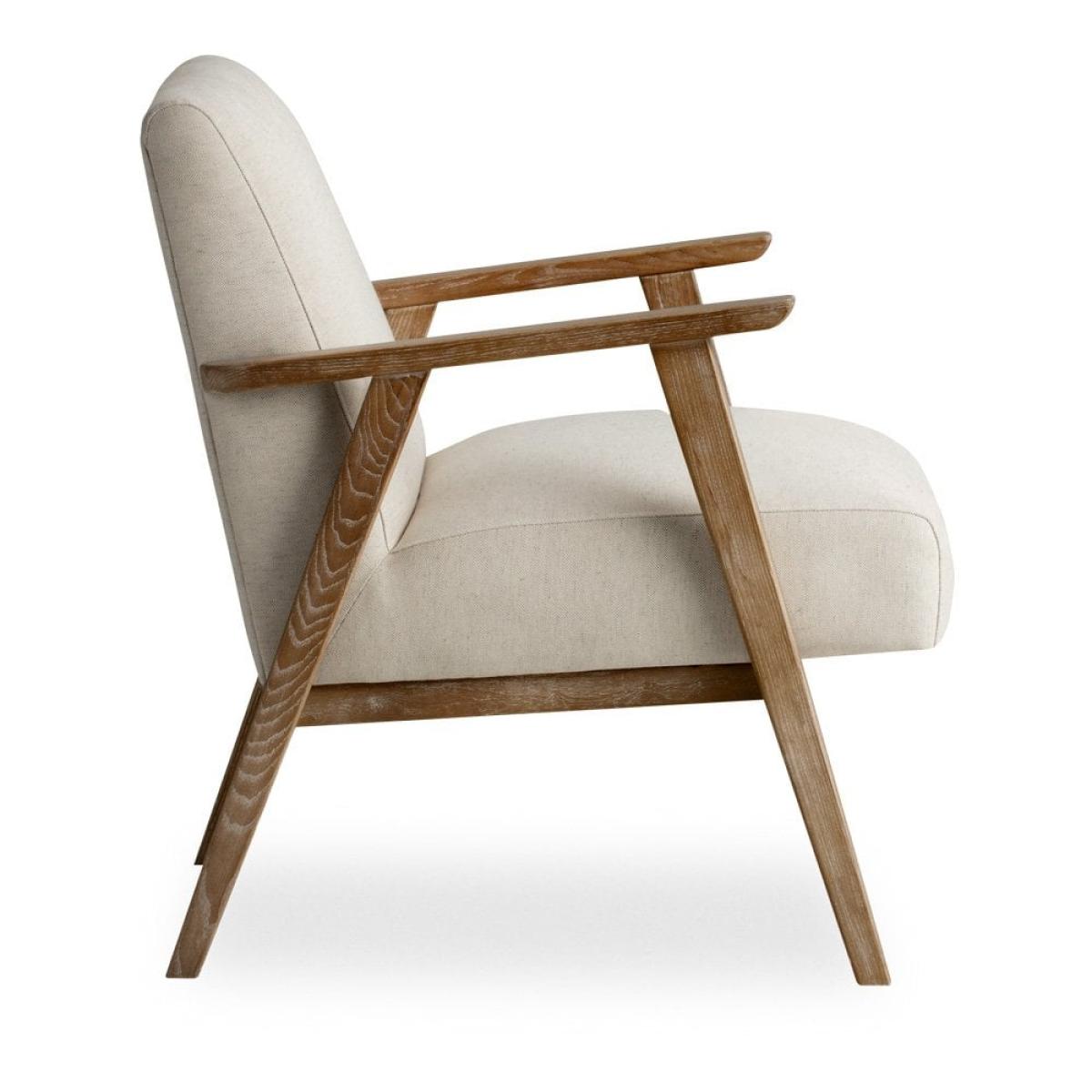 £50 Off Francisco Wooden Armchair, Cream – image 3
