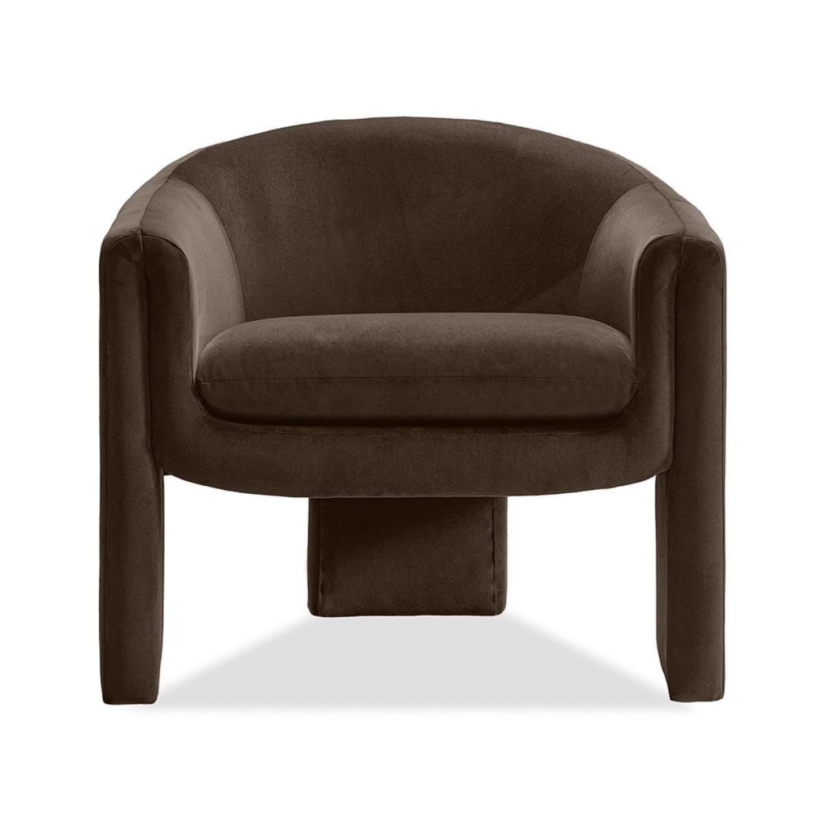 £50  Off  Findlay Accent Armchair, Mocha Brown Sustainable Velvet – image 4