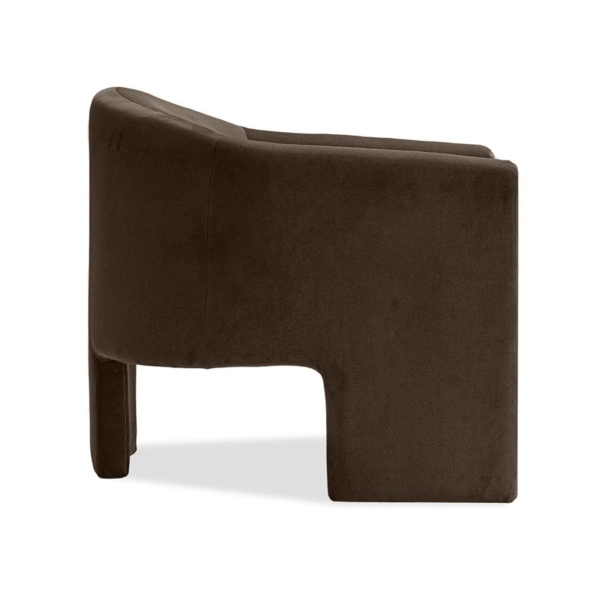 £50  Off  Findlay Accent Armchair, Mocha Brown Sustainable Velvet – image 5