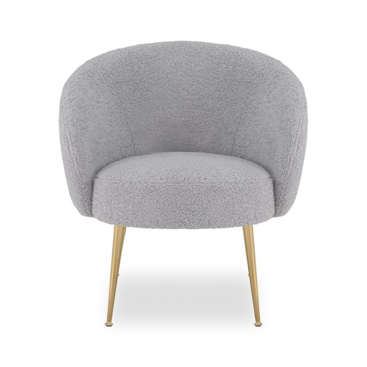 Ella Accent Armchair, Grey Boucle – image 4