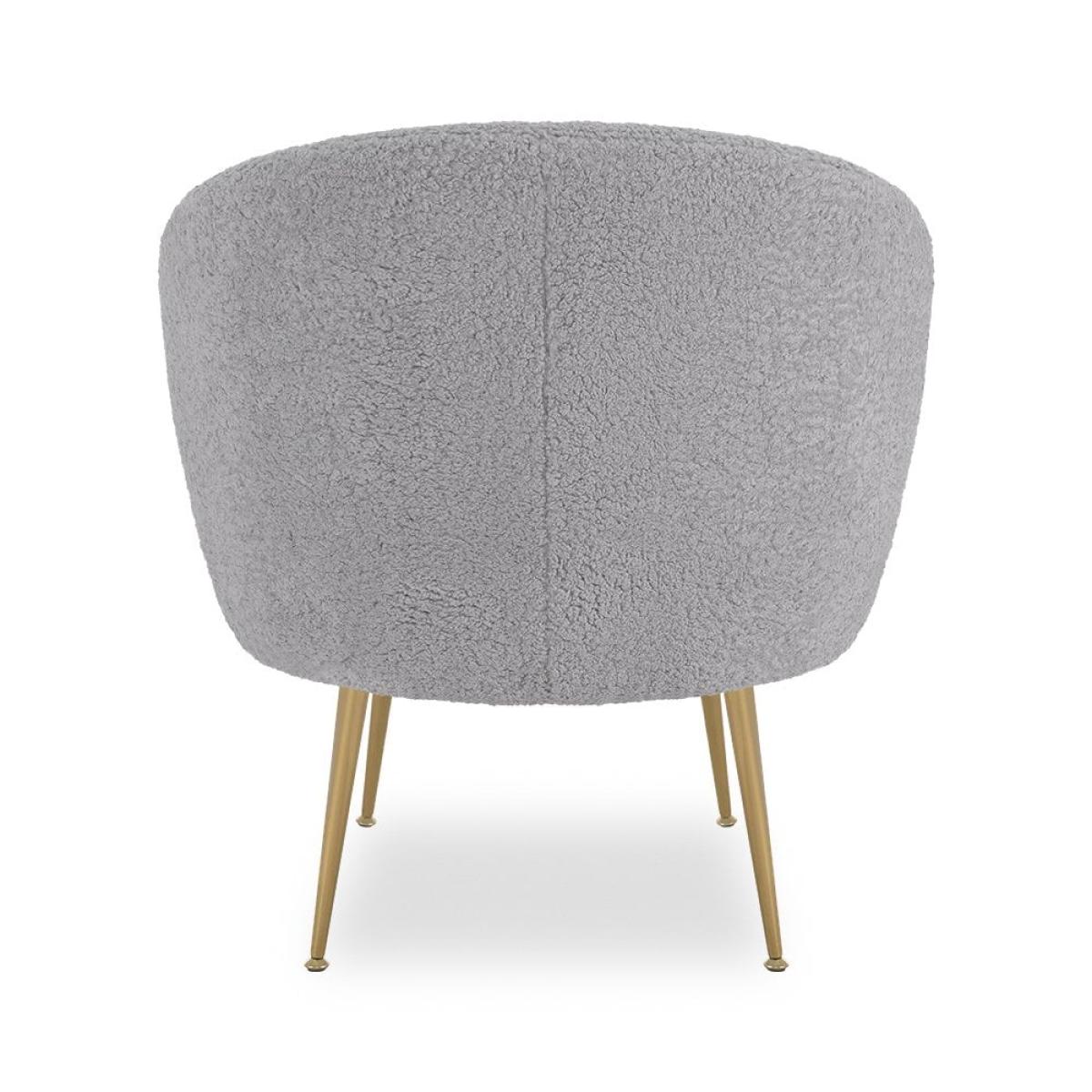 Ella Accent Armchair, Grey Boucle – image 5