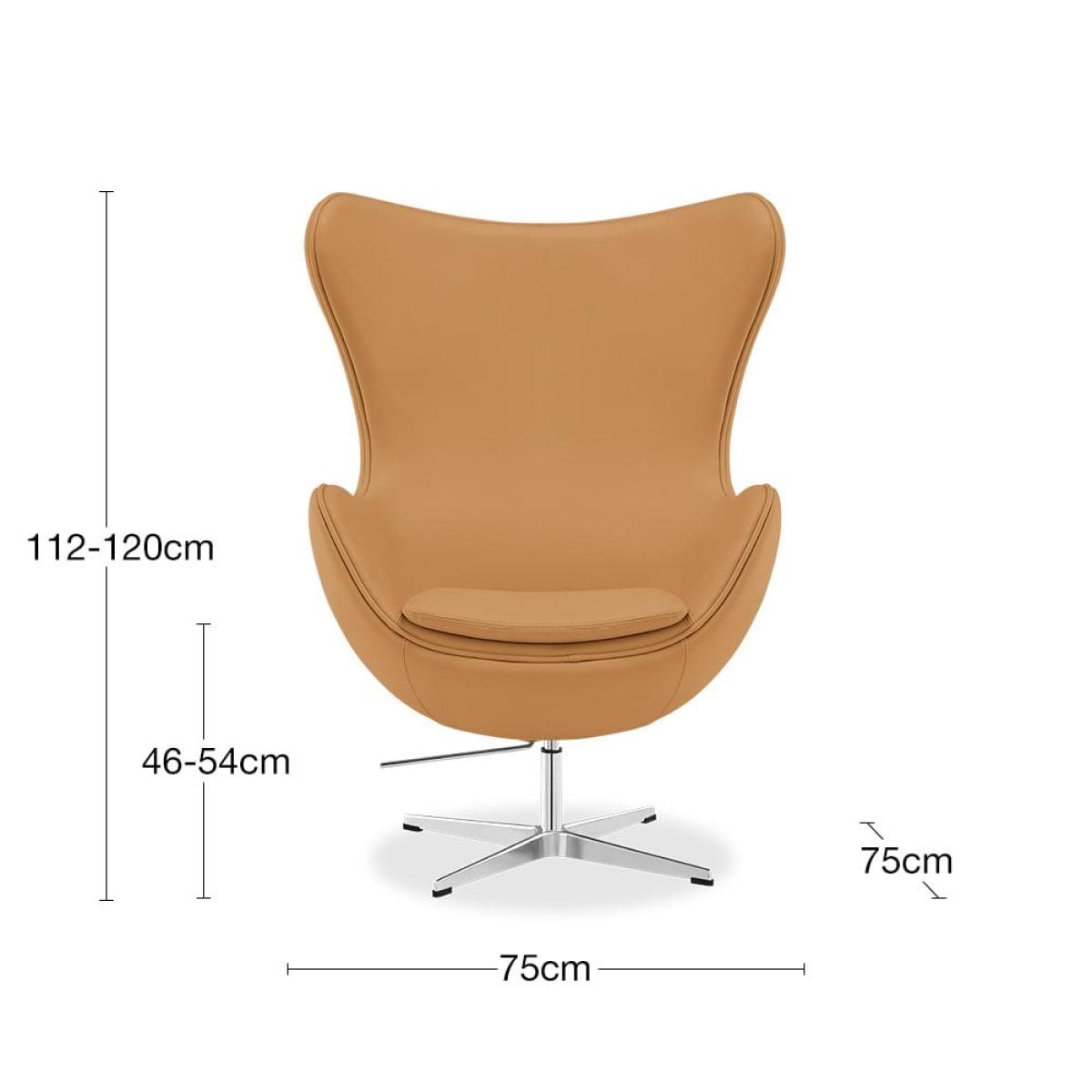 £247 Off Bale Swivel Lounge Chair, Tan – image 7