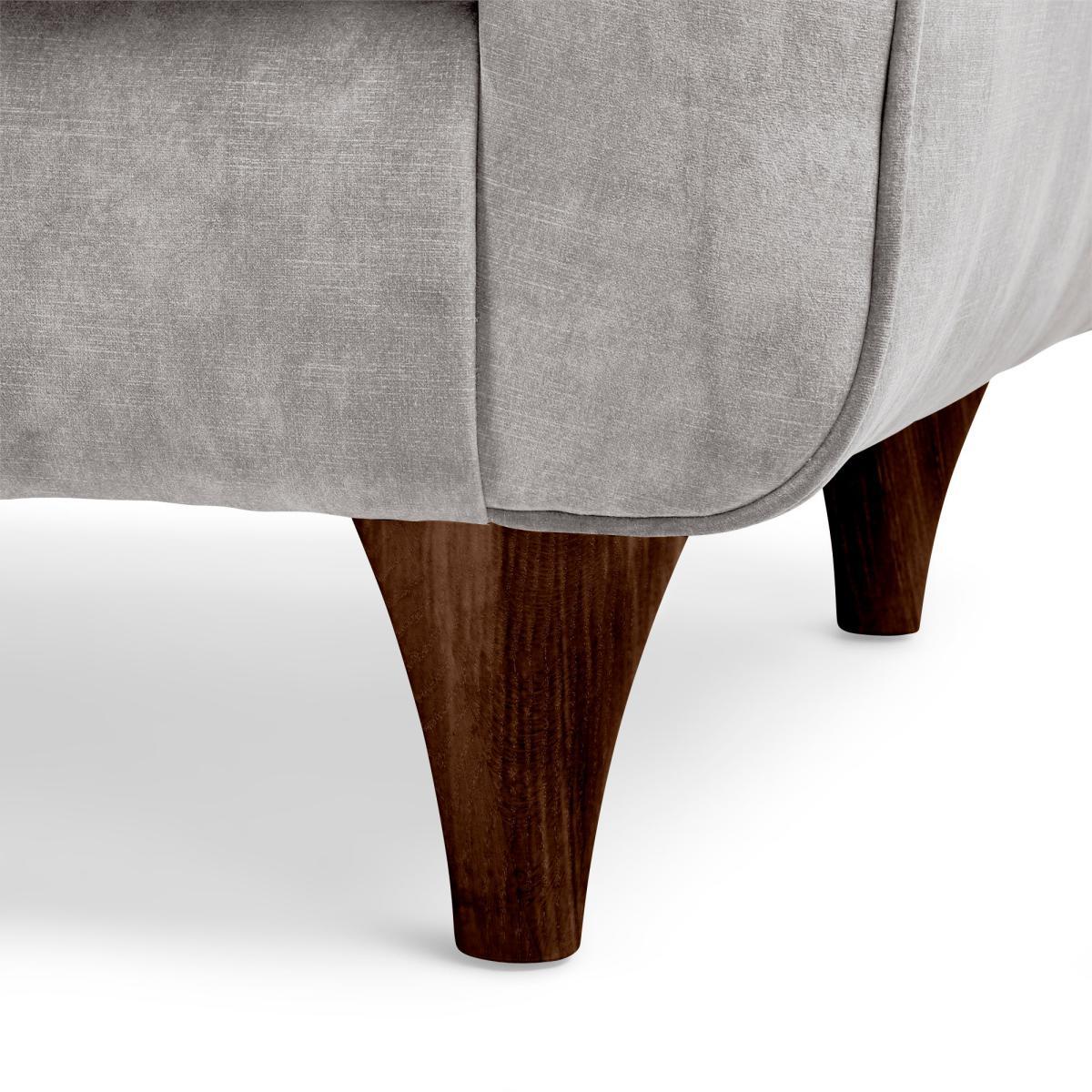 Jaipur Snuggle Chair Slub Velvet Slub Velvet Forest Green – image 8