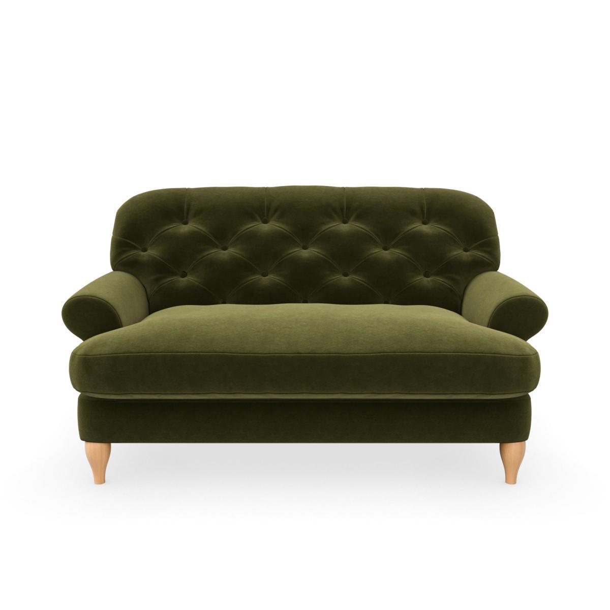 Canterbury Luxury Velvet Snuggle Chair Luxury Velvet Olive – image 3
