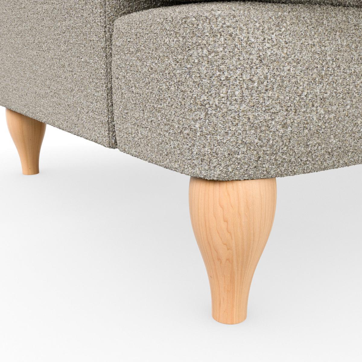 Canterbury Cosy Marl Snuggle Chair Cosy Marl Chateau Grey – image 7