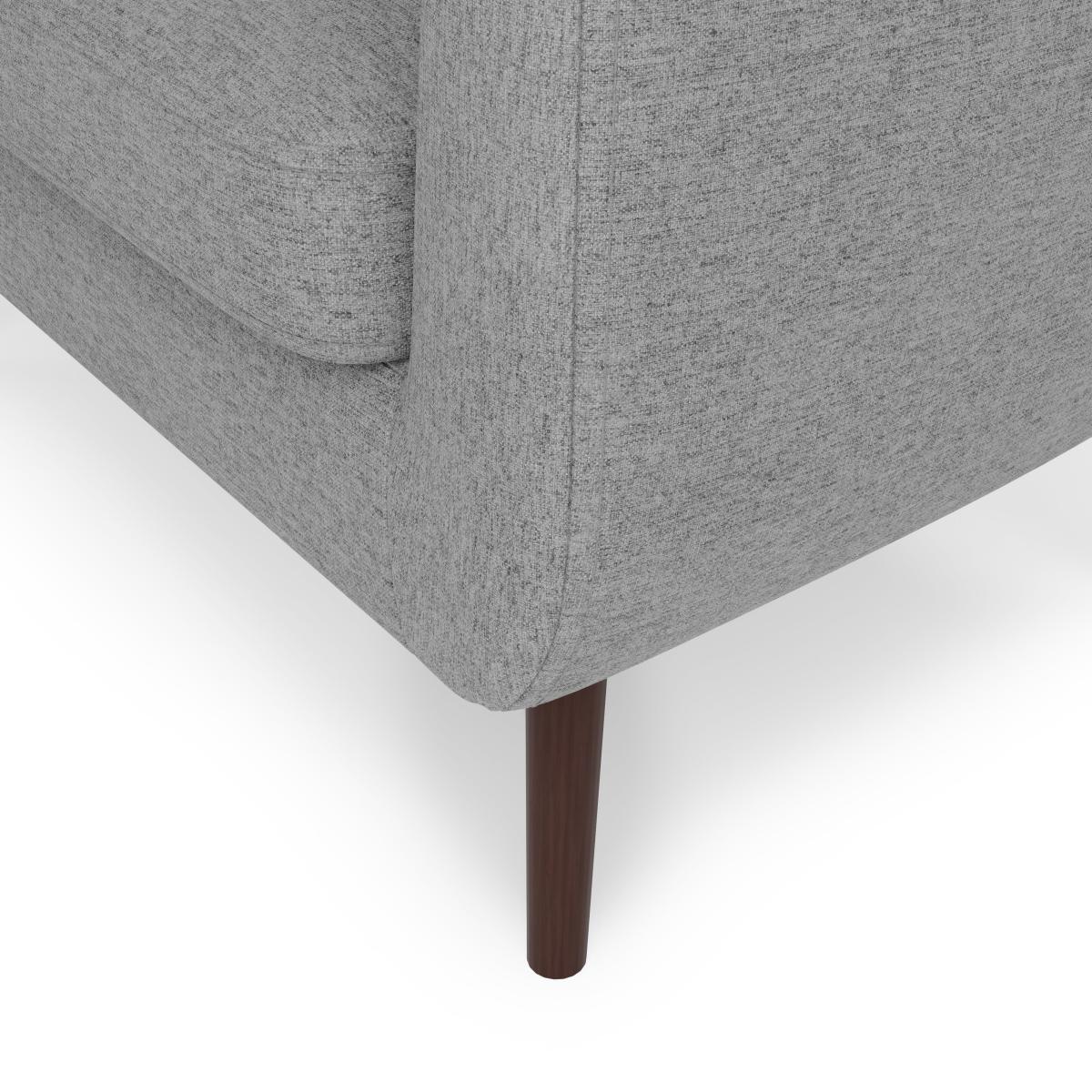 Eddie Fabric Large Armchair Grey – image 6