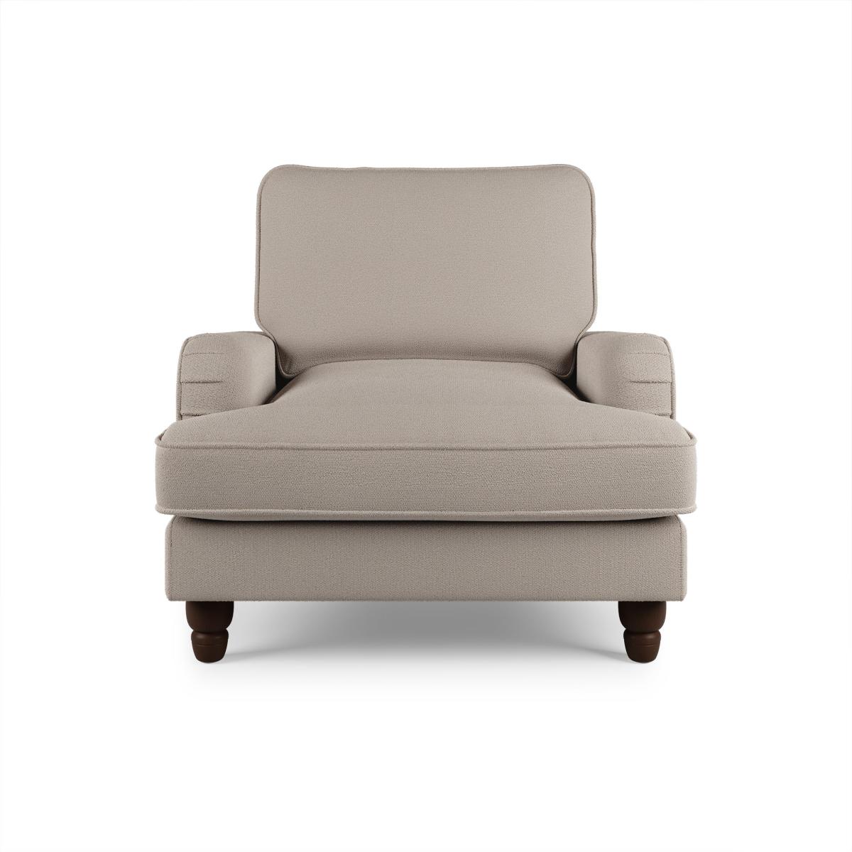 Beatrice Chunky Soft Chenille Armchair Chunky Soft Chenille Natural – image 2