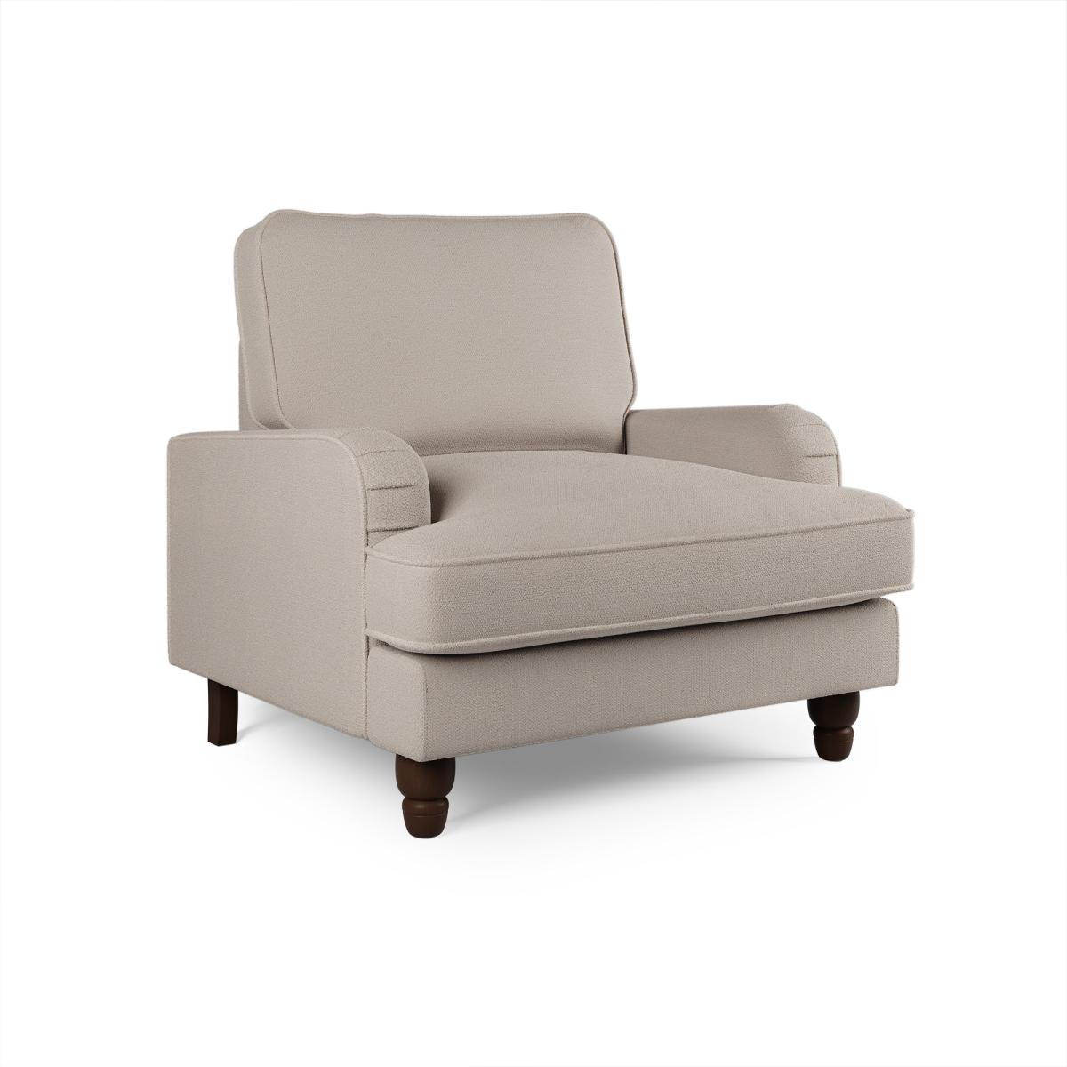 Beatrice Chunky Soft Chenille Armchair Chunky Soft Chenille Natural – image 3