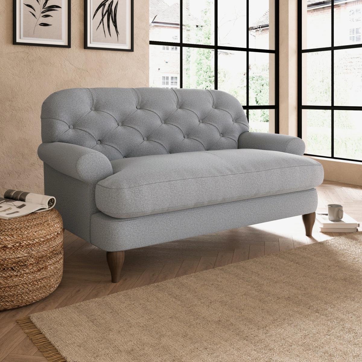 Canterbury Woolly Marl Snuggle Chair Woolly Marl Warm Grey – image 1