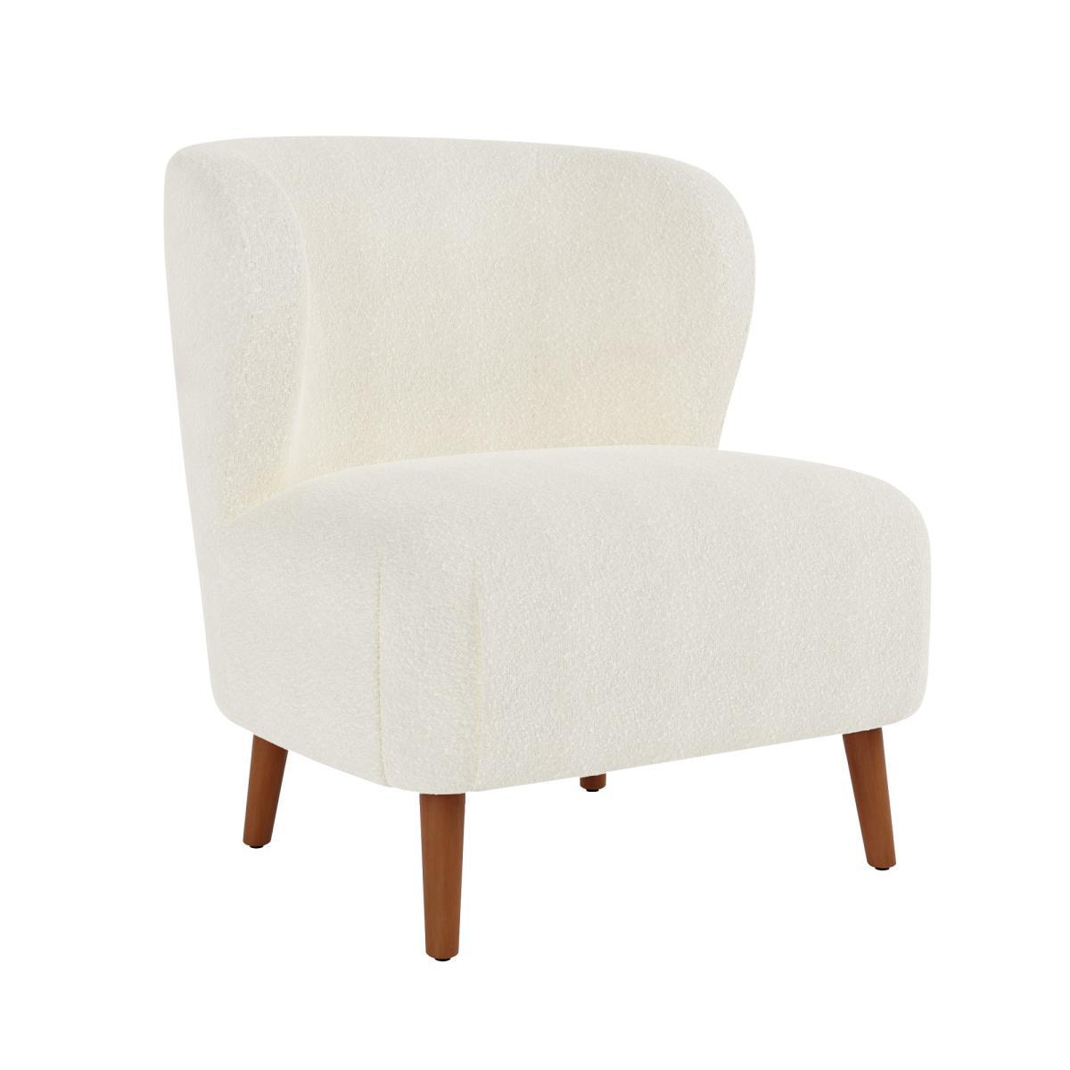 Ava Boucle Chair Ivory – image 2