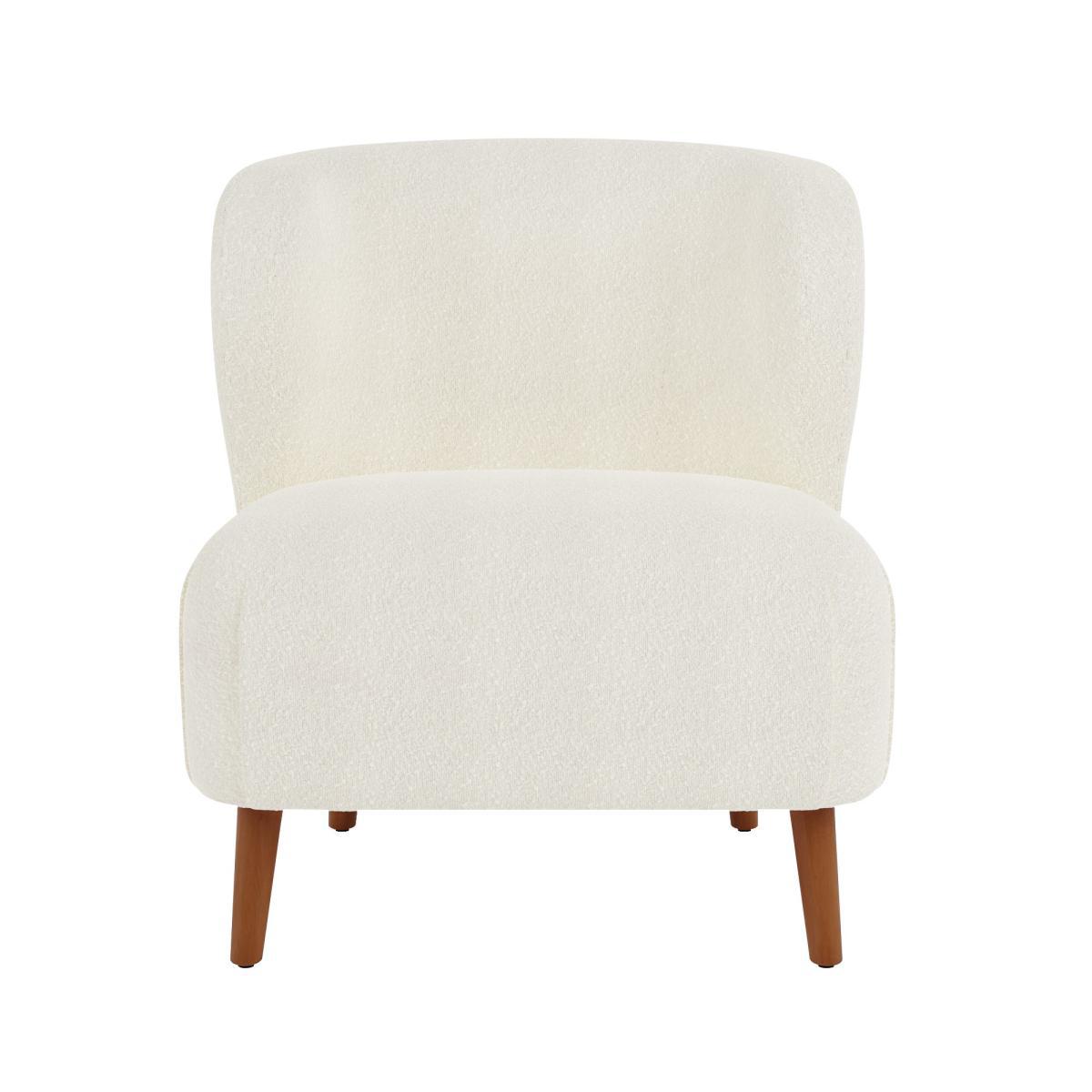 Ava Boucle Chair Ivory – image 3
