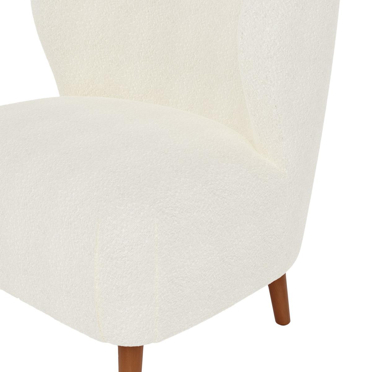 Ava Boucle Chair Ivory – image 6