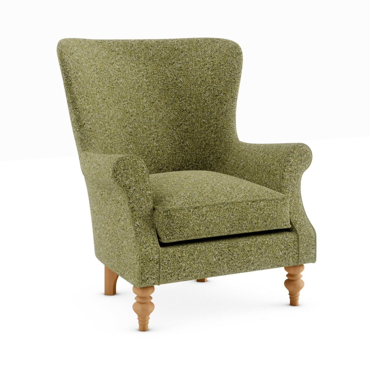 Charlbury Woolly Marl Armchair Cosy Marl Olive – image 2