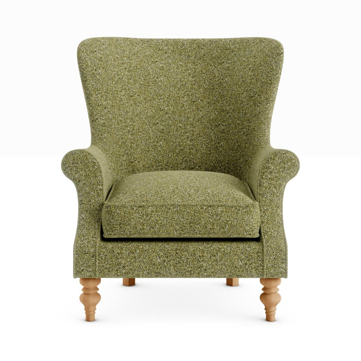 Charlbury Woolly Marl Armchair Cosy Marl Olive – image 3