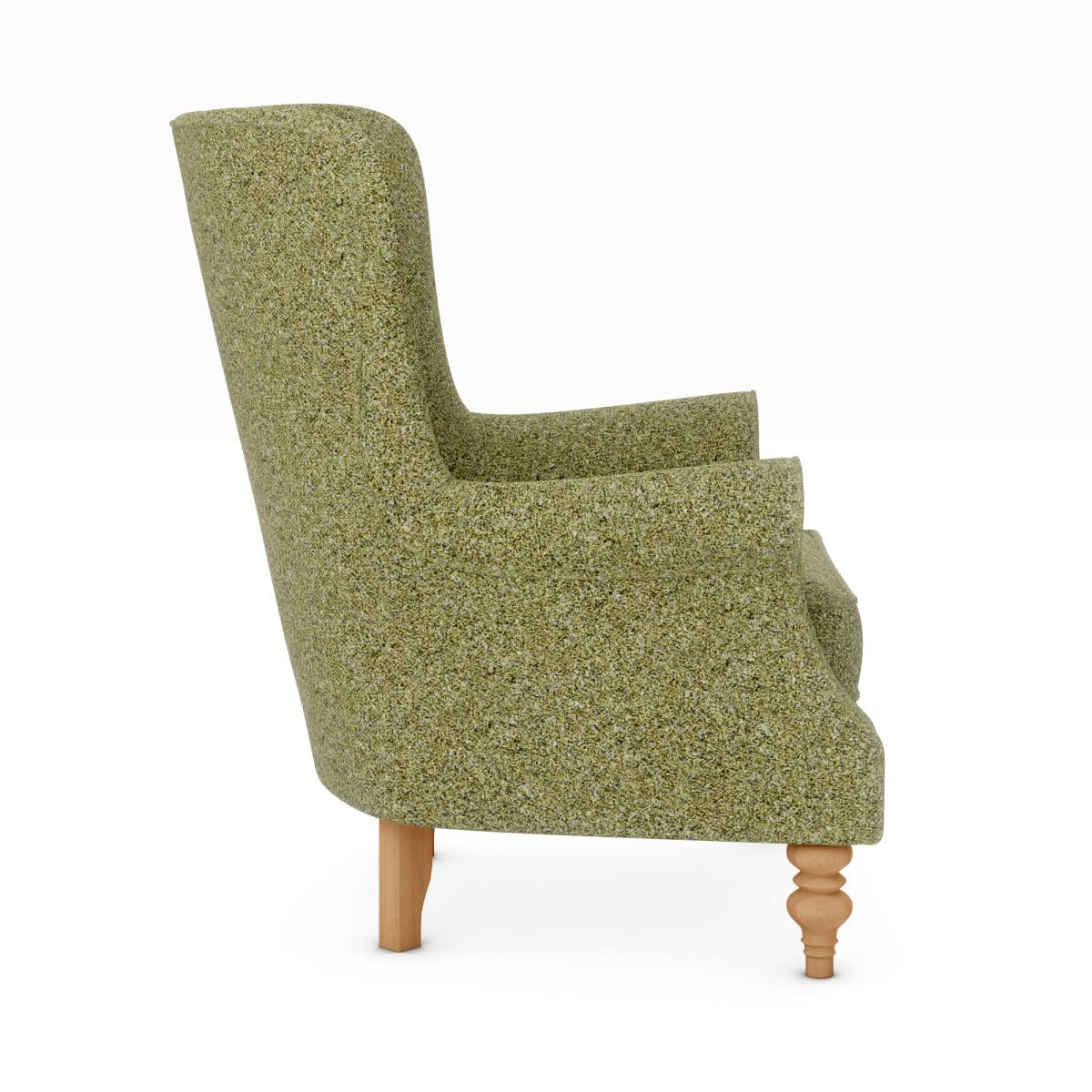 Charlbury Woolly Marl Armchair Cosy Marl Olive – image 5