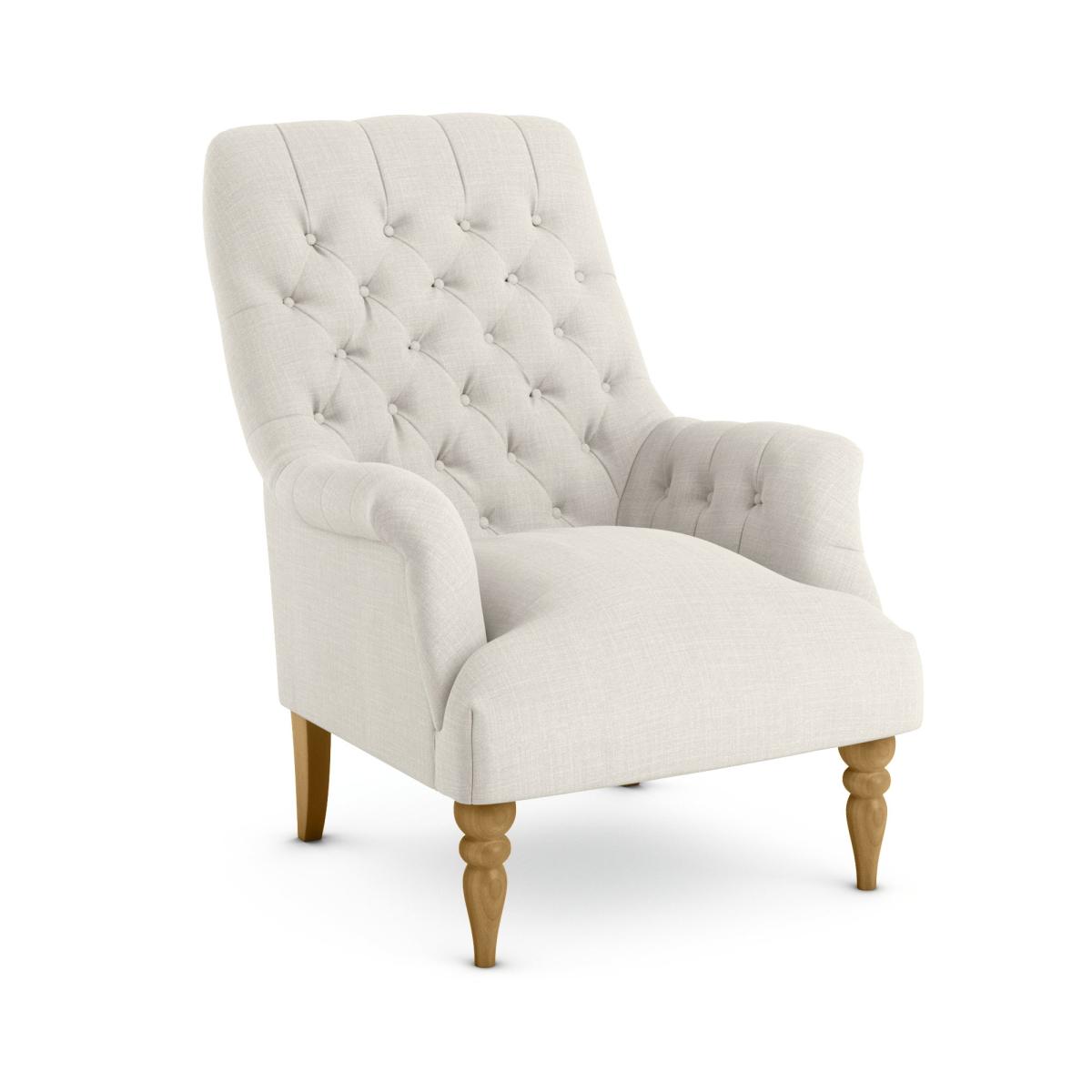 Bibury Slub Cotton Blend Armchair Slub Cotton Sandstone – image 2