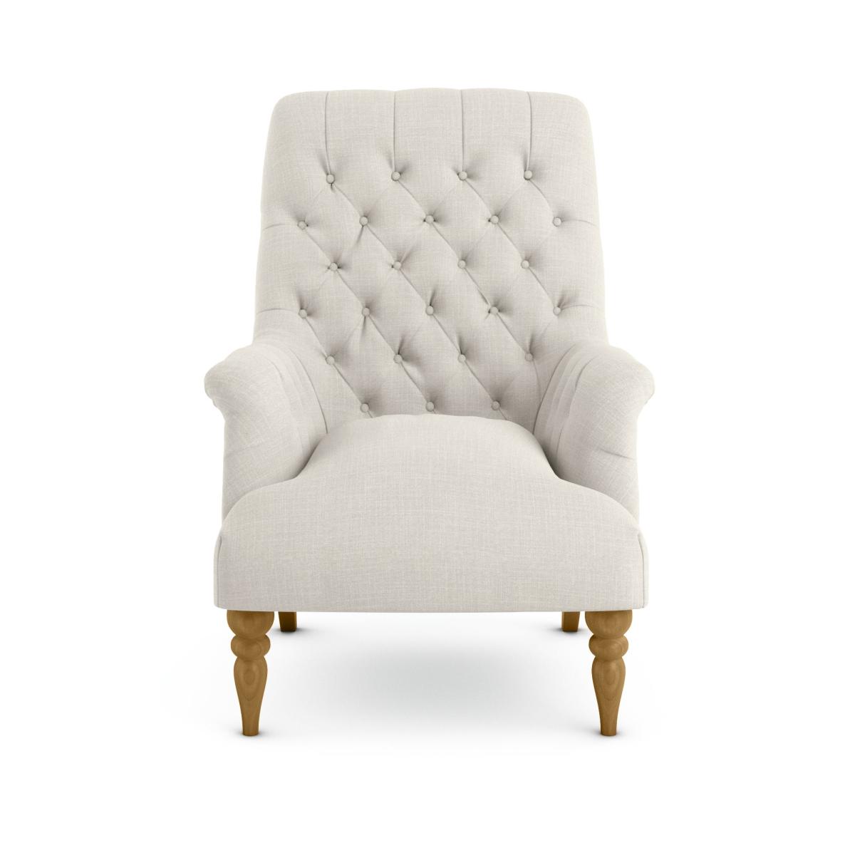 Bibury Slub Cotton Blend Armchair Slub Cotton Sandstone – image 3