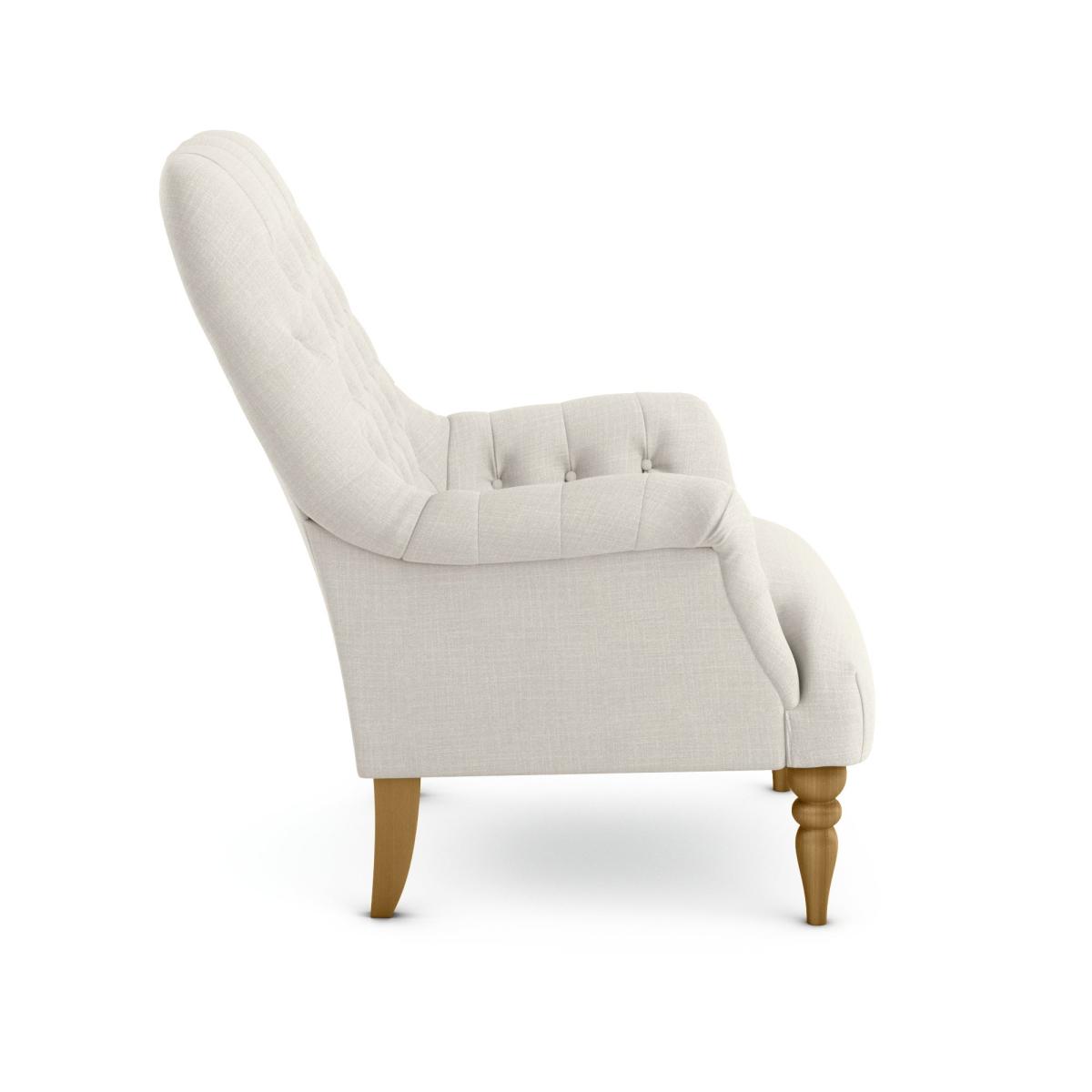Bibury Slub Cotton Blend Armchair Slub Cotton Sandstone – image 4