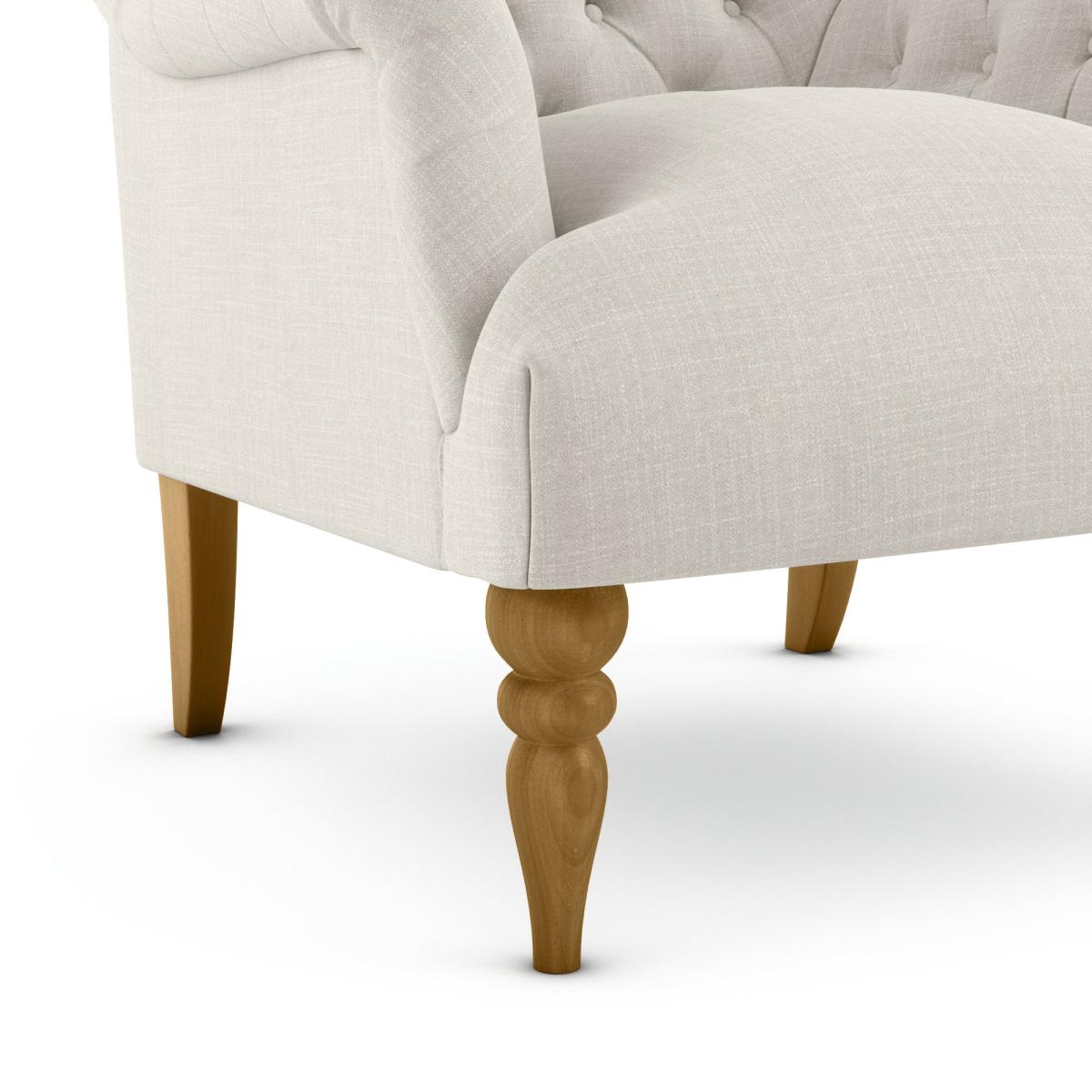Bibury Slub Cotton Blend Armchair Slub Cotton Sandstone – image 6
