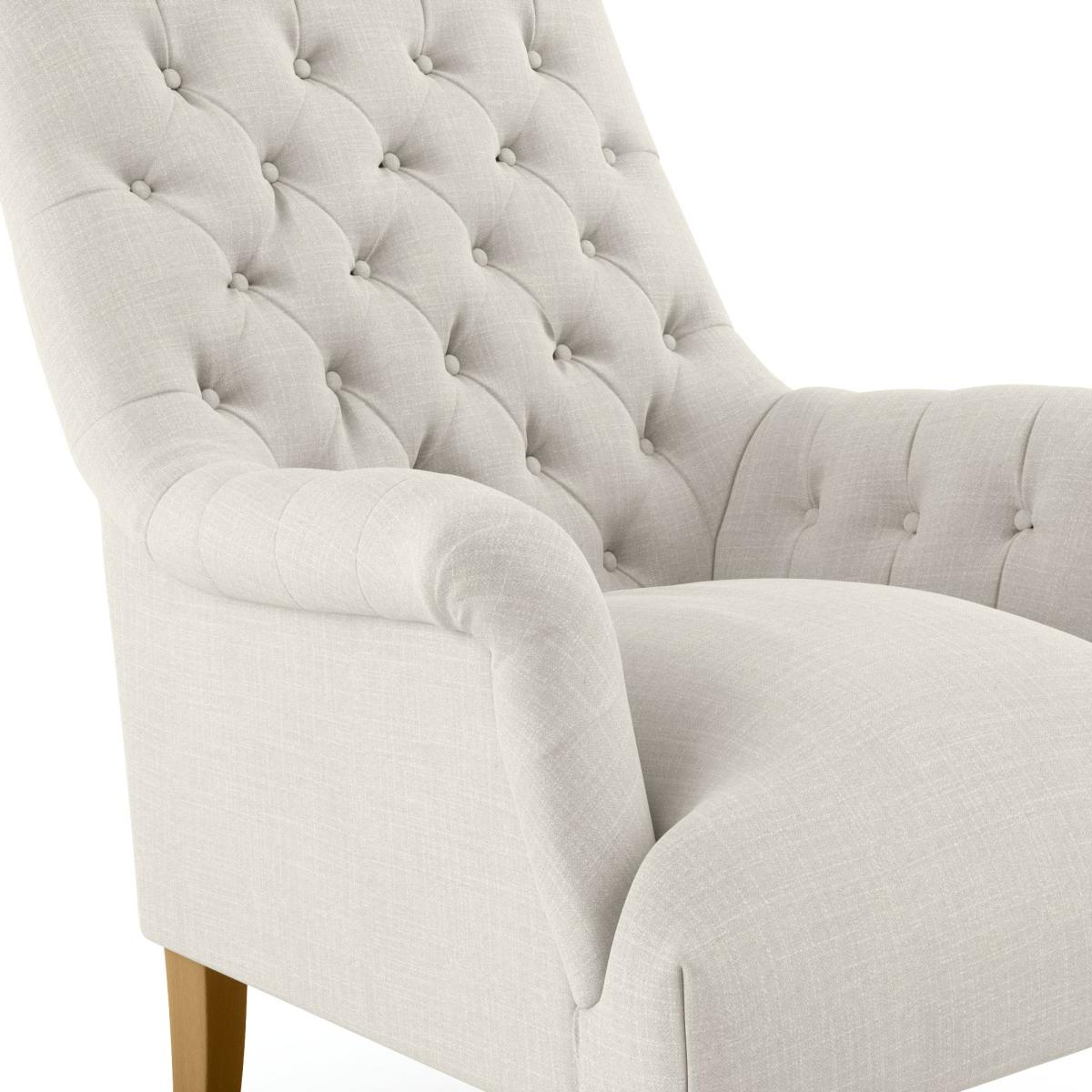 Bibury Slub Cotton Blend Armchair Slub Cotton Sandstone – image 7