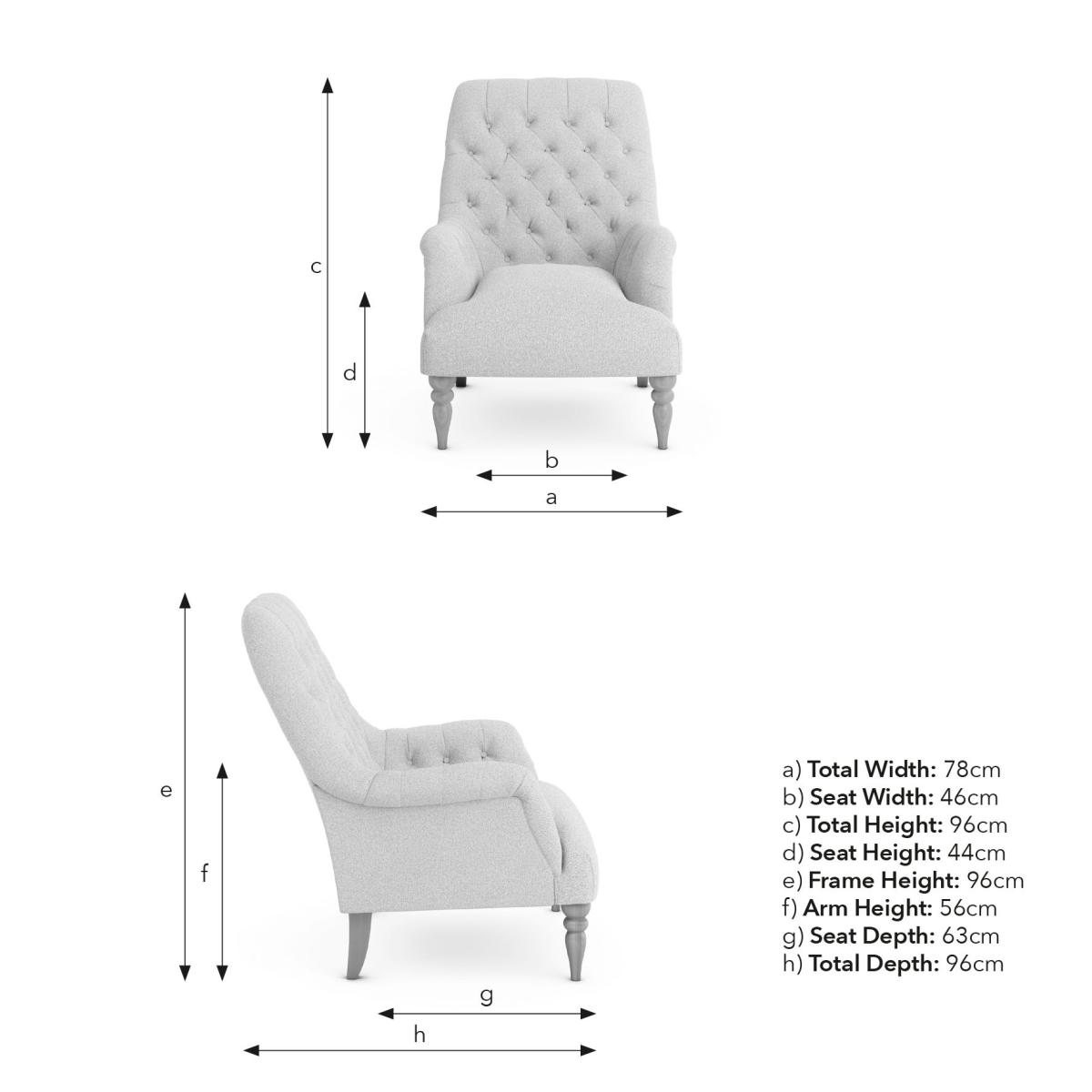 Bibury Slub Cotton Blend Armchair Slub Cotton Sandstone – image 9
