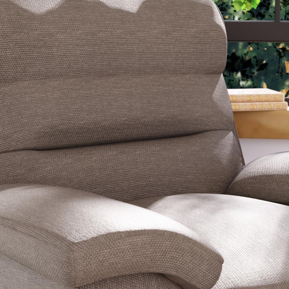 Lulworth Manual Recliner Armchair Honeycomb Chenille Latte – image 7