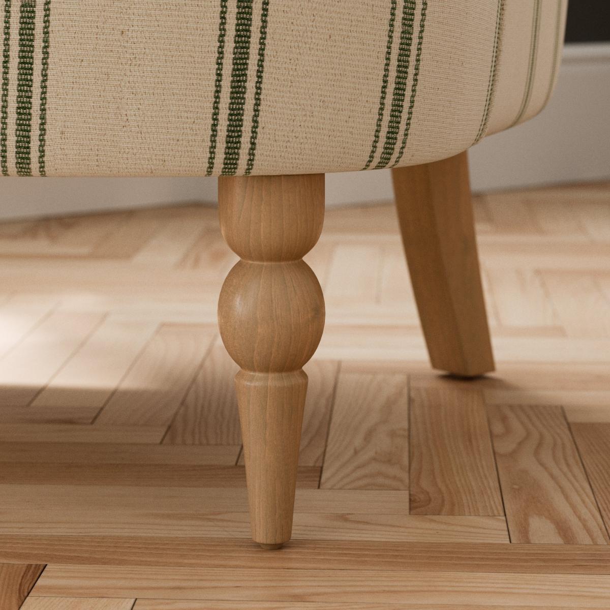 Petit Terracotta Folkstone Stripe Armchair – image 5