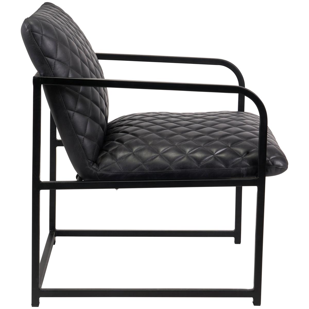 Marchetti Leather Armchair Steel – image 4