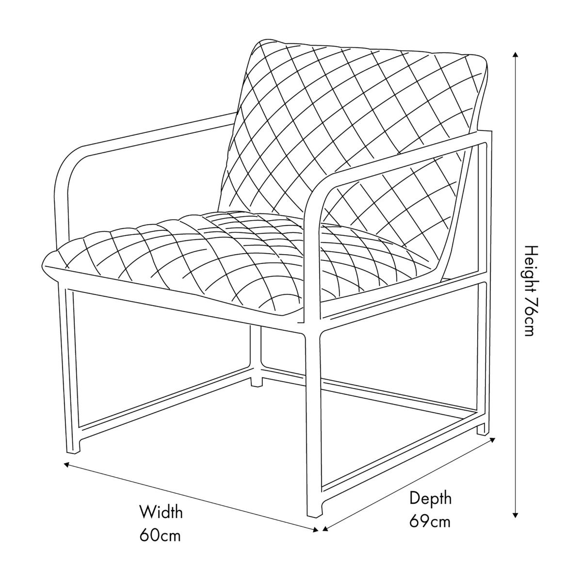 Marchetti Leather Armchair Steel – image 8