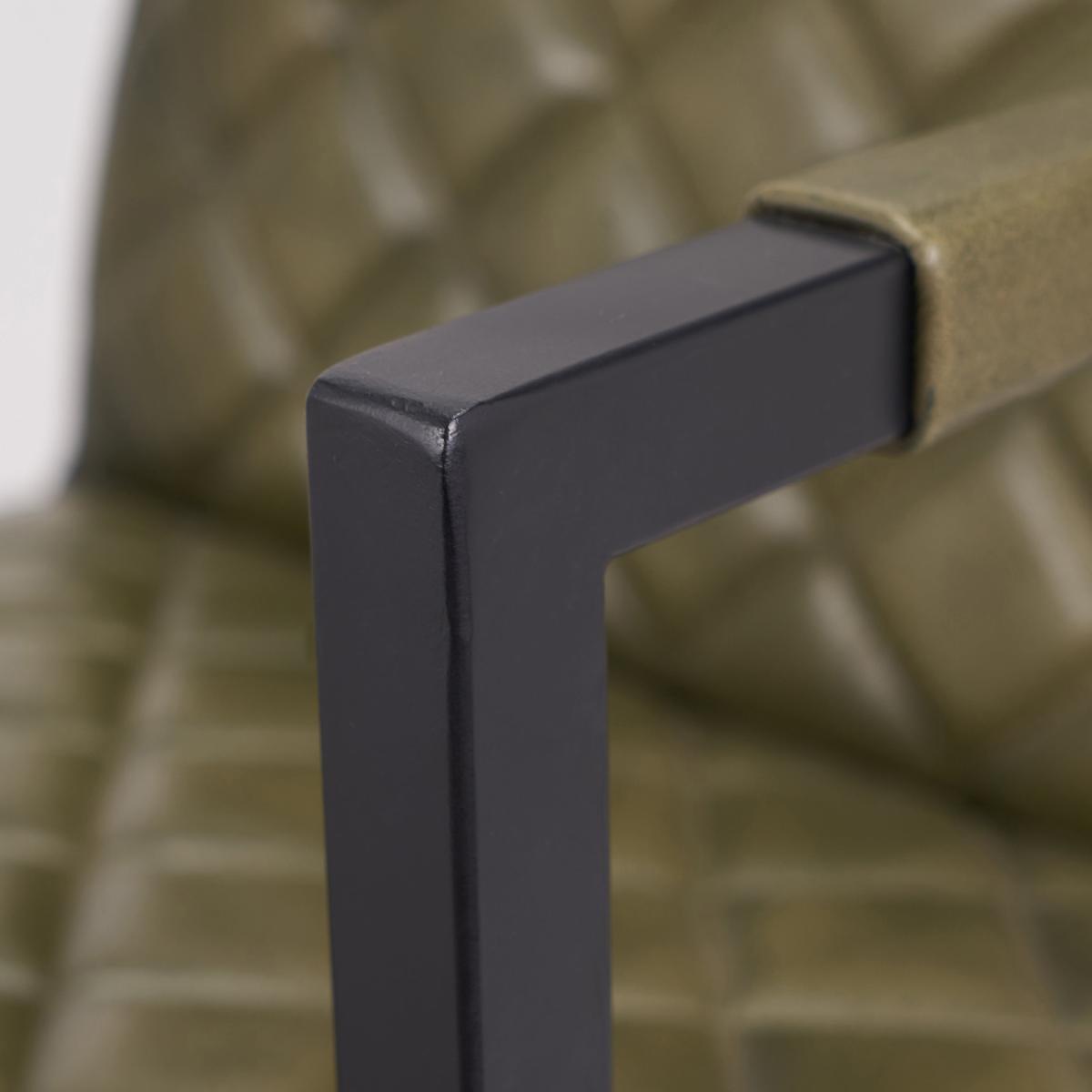 Vittorio Leather Armchair Sage – image 7