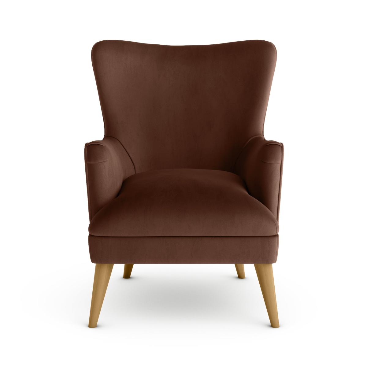 Marlow Luxury Velvet Armchair Luxury Velvet Pinecone – image 3