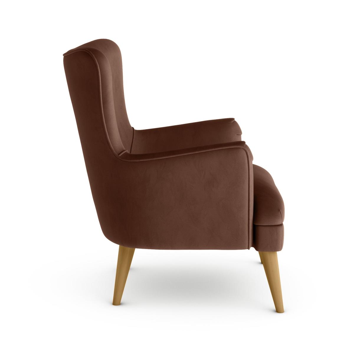 Marlow Luxury Velvet Armchair Luxury Velvet Pinecone – image 4