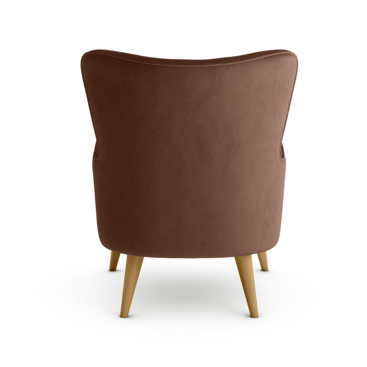 Marlow Luxury Velvet Armchair Luxury Velvet Pinecone – image 5