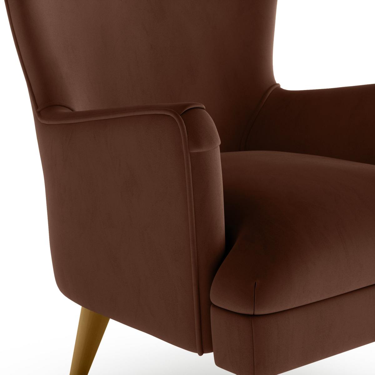 Marlow Luxury Velvet Armchair Luxury Velvet Pinecone – image 7