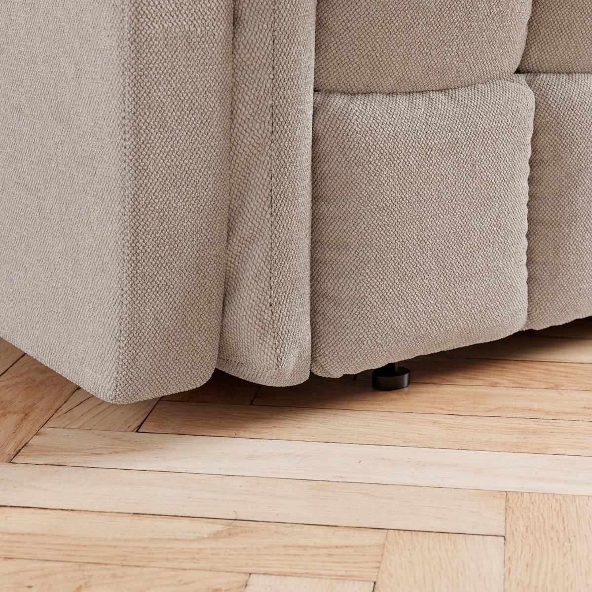Spencer Chenille Power Recliner Armchair, Natural Natural – image 4