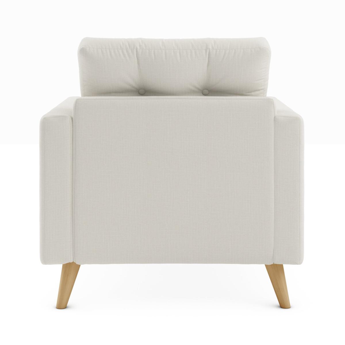 Lewes Slub Cotton Blend Snuggle Chair Slub Cotton Blend Sandstone – image 5