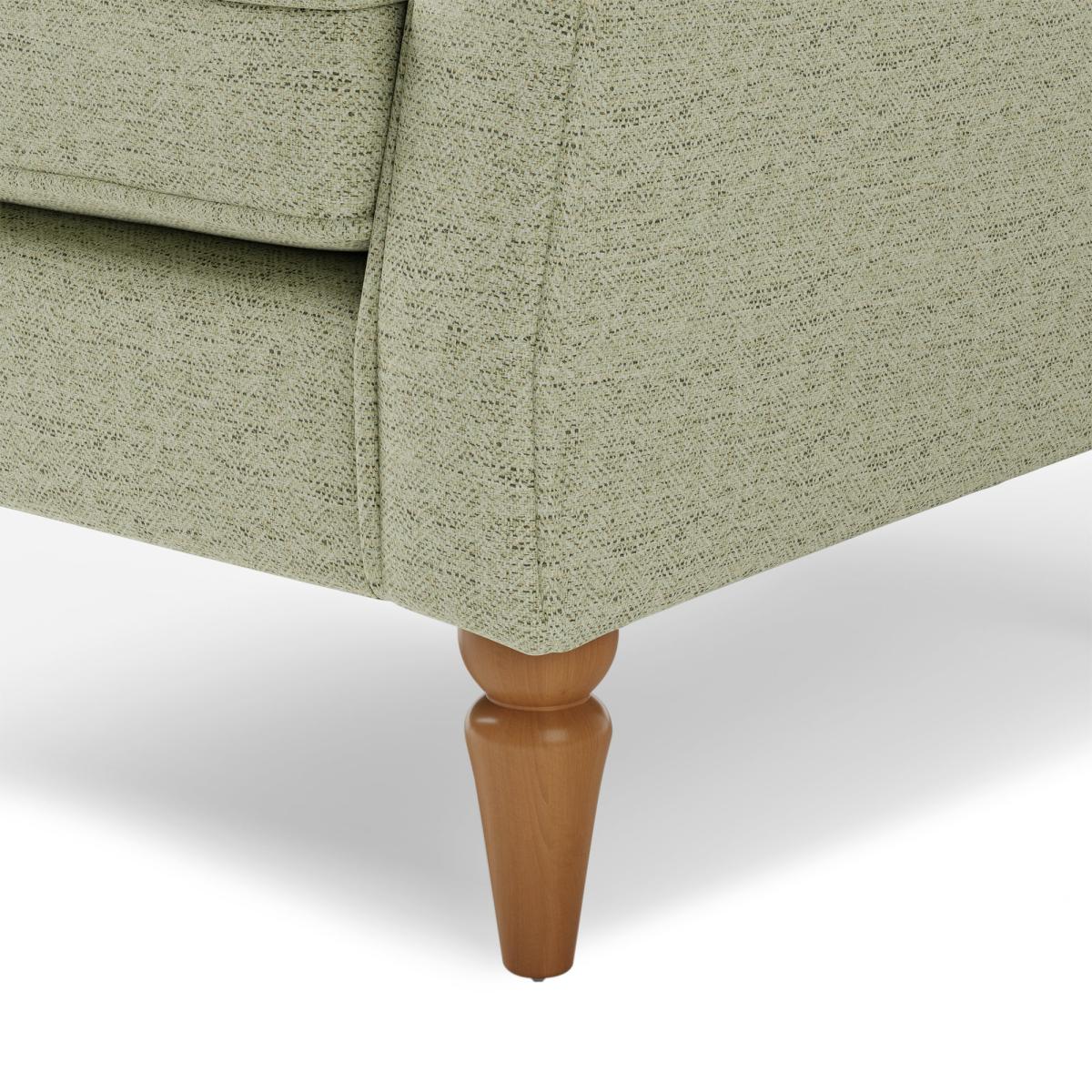 Oswald Self Assembly Herringbone Chair Green – image 6