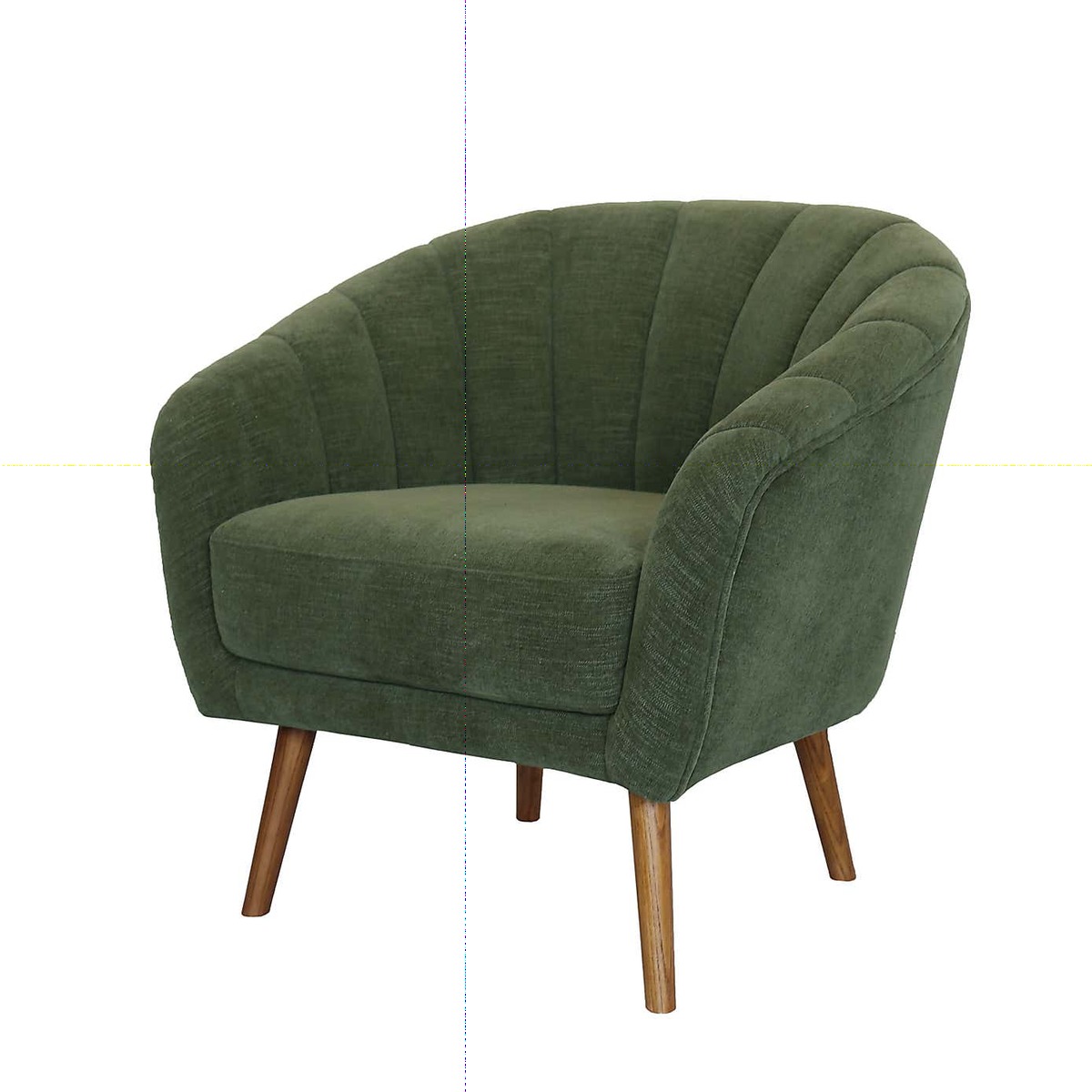 Romilly Chenille Armchair - Bottle Green Green – image 3