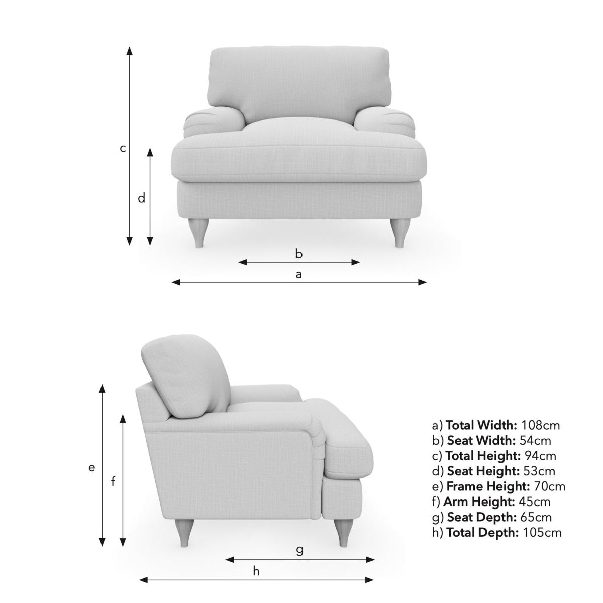 Darwin Armchair Tonal Weave Natural – image 9