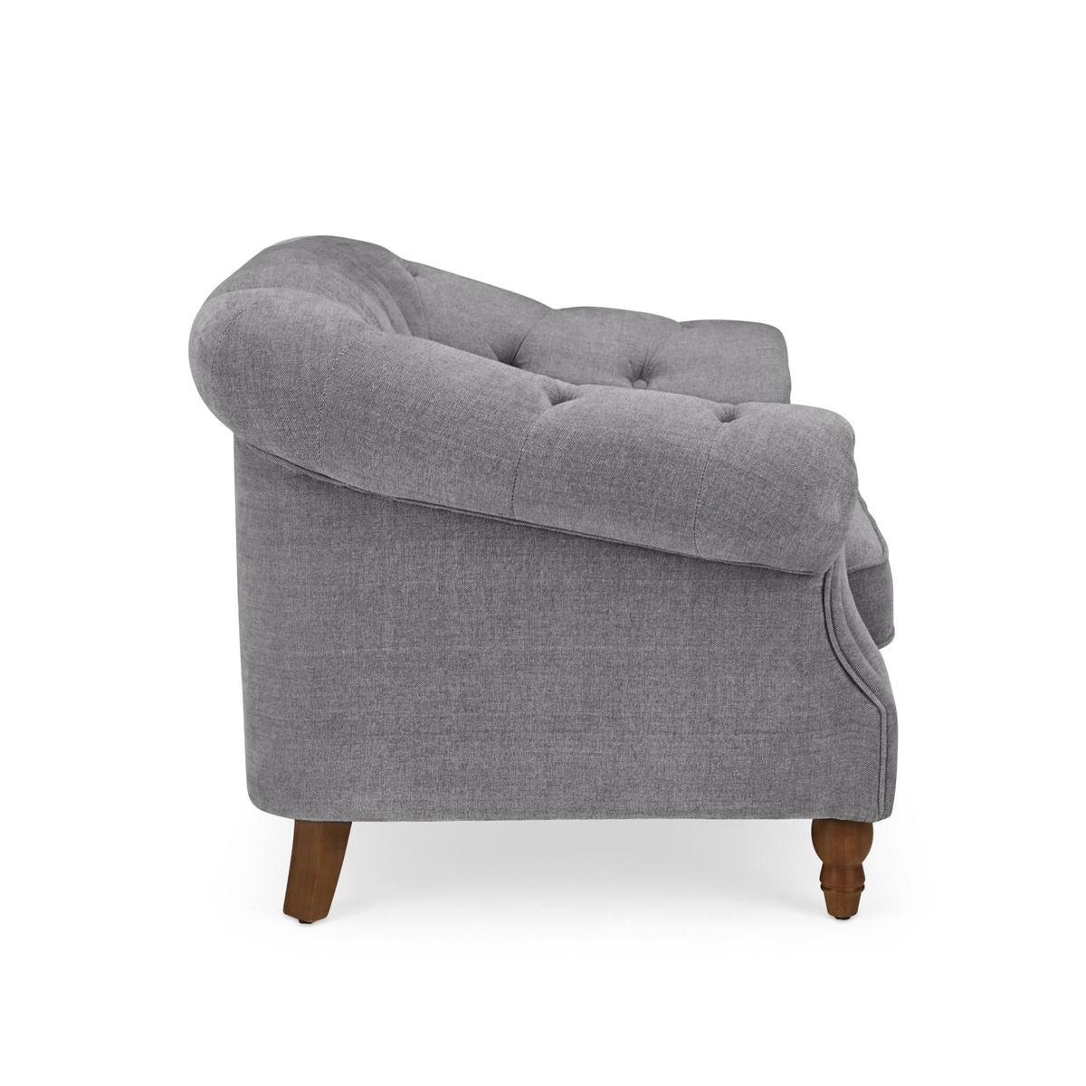 Aubrey Chesterfield Armchair Grey – image 3
