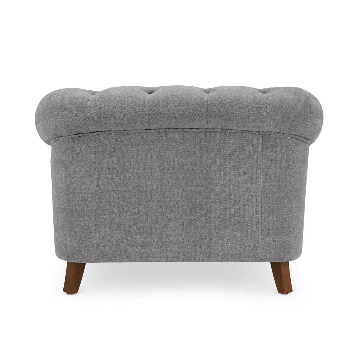 Aubrey Chesterfield Armchair Grey – image 7