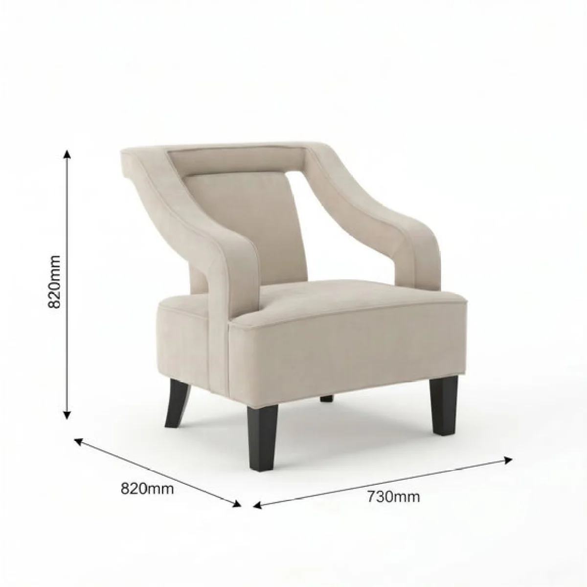 Sofia Velvet Accent Chair – image 8