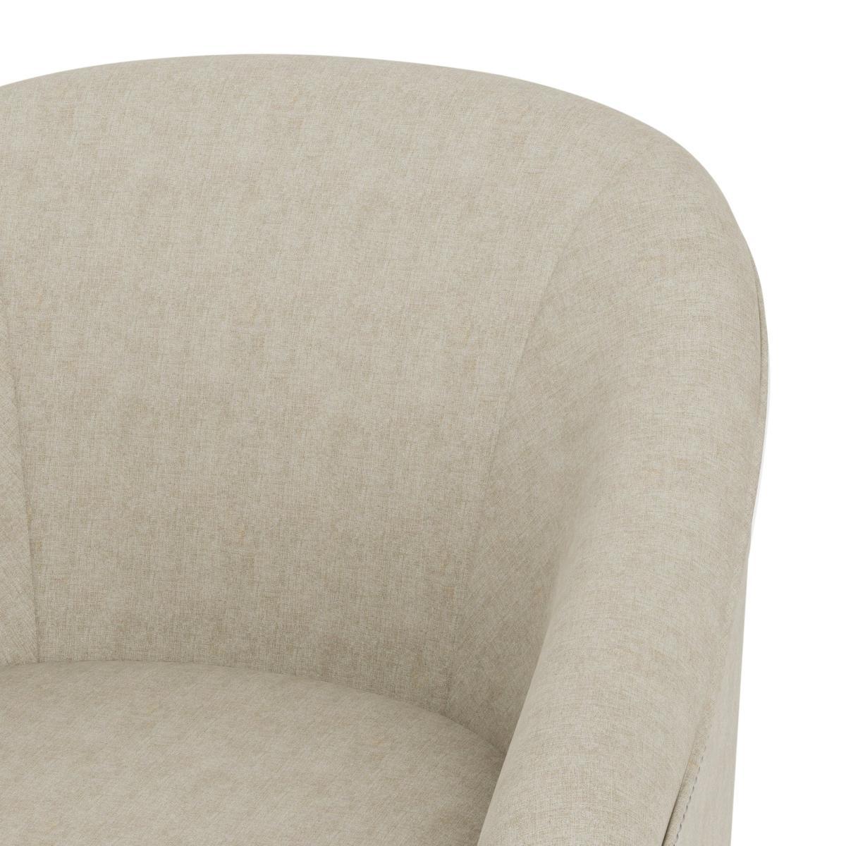 Mabel Linen Effect Armchair Natural – image 5