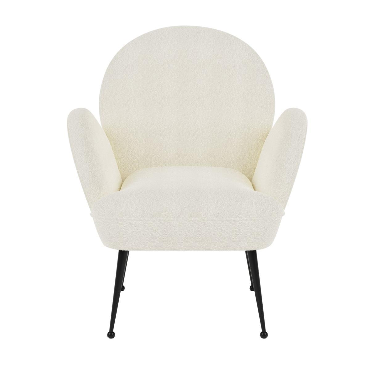 Kit Boucle Chair Ivory – image 3