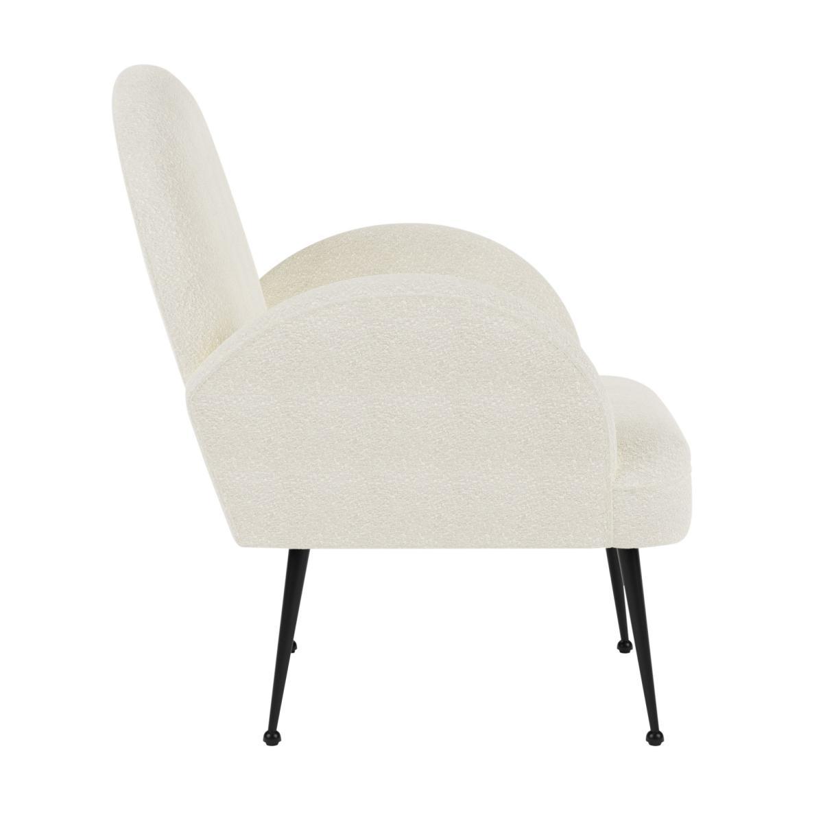 Kit Boucle Chair Ivory – image 4